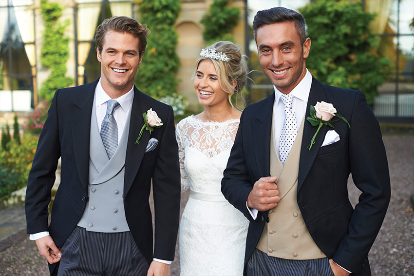 Groom, Bride and Best Man