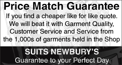Price Match Guarantee from Suits Newbury