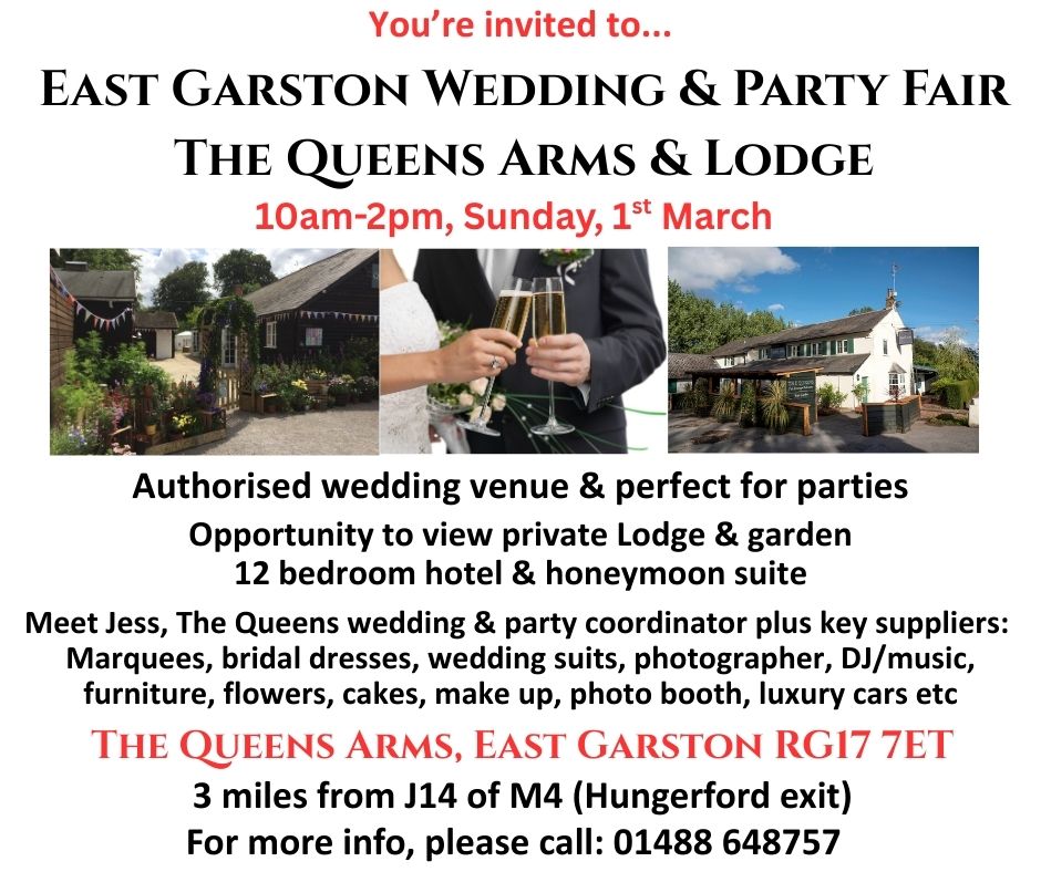 East Garston Wedding & Party Fair Sunday 1st March